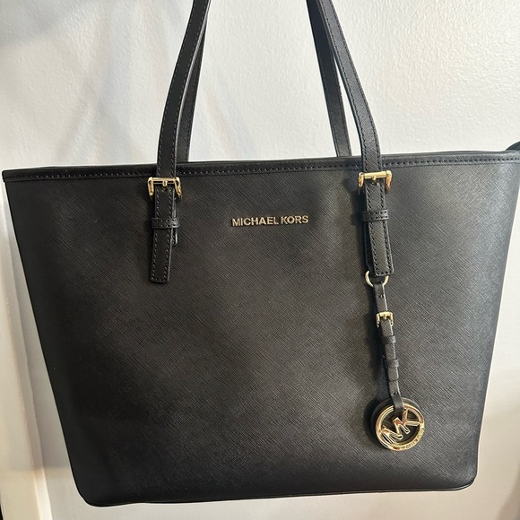 Michael Kors Black Tote with Dust Bag - Picture 1 of 8